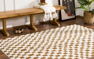 The Brown Checkered Rug: A Timeless Addition to Your Home Decor